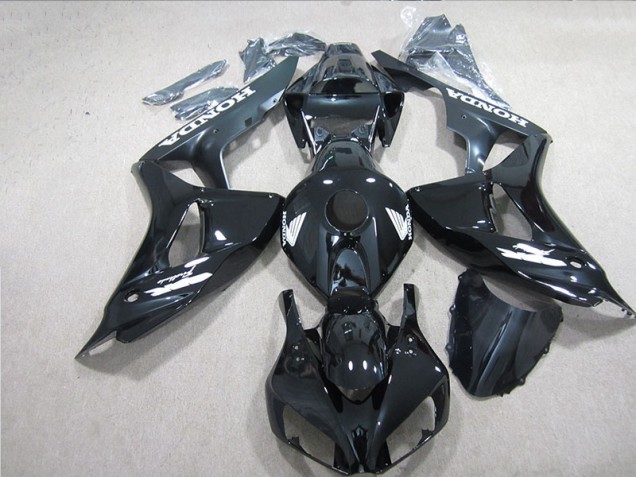 Black White Decal 06-07 Honda CBR1000RR Motorcycle Fairings Black White Decal 06-07 Honda CBR1000RR Motorcycle Fairings