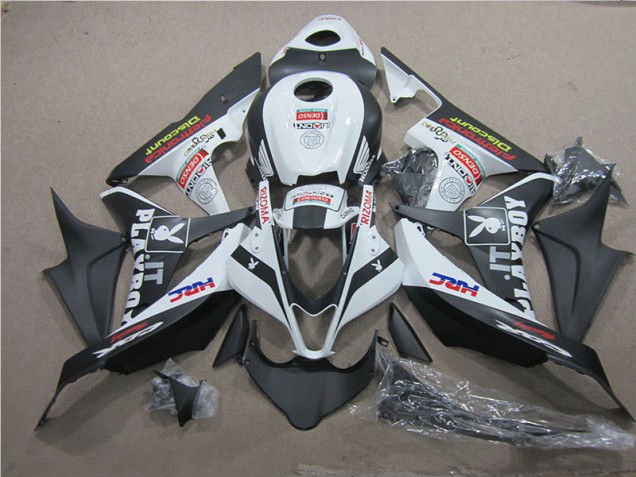 Black White HRC 07-08 Honda CBR600RR Motorcycle Fairings Black White HRC 07-08 Honda CBR600RR Motorcycle Fairings