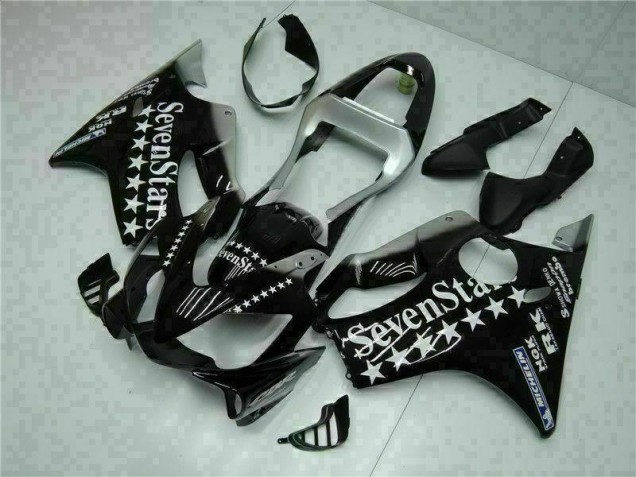 Black White SevenStarss 01-03 Honda CBR600 F4i Motorcycle Fairings Black White SevenStarss 01-03 Honda CBR600 F4i Motorcycle Fairings