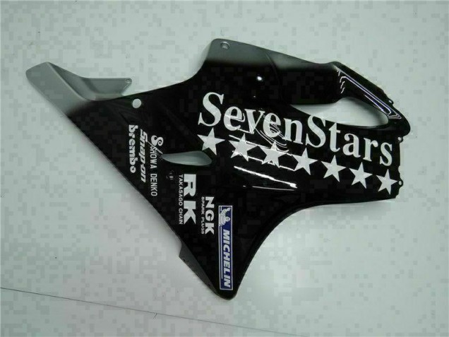 Black White SevenStarss 01-03 Honda CBR600 F4i Motorcycle Fairings Black White SevenStarss 01-03 Honda CBR600 F4i Motorcycle Fairings
