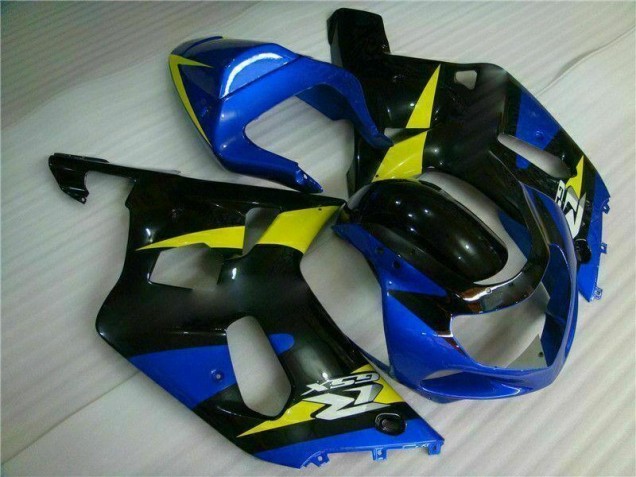 Blue 01-03 Suzuki GSXR 600/750 Motorcycle Fairings Blue 01-03 Suzuki GSXR 600/750 Motorcycle Fairings