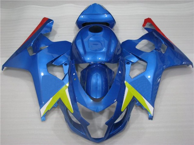 Blue 04-05 Suzuki GSXR 600/750 Motorcycle Fairings Blue 04-05 Suzuki GSXR 600/750 Motorcycle Fairings