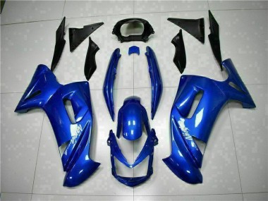 Blue 06-08 Kawasaki EX650 Motorcycle Fairings
