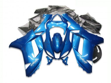 Blue 07-08 Kawasaki ZX6R Motorcycle Fairings