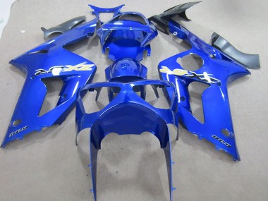 Blue 636 03-04 Kawasaki ZX6R Motorcycle Fairings