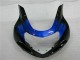 Blue Black 01-03 Suzuki GSXR 600/750 Motorcycle Fairing Blue Black 01-03 Suzuki GSXR 600/750 Motorcycle Fairing