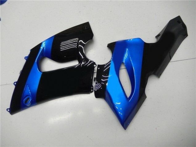 Blue Black 05-06 Kawasaki ZX6R Motorcycle Fairings Blue Black 05-06 Kawasaki ZX6R Motorcycle Fairings