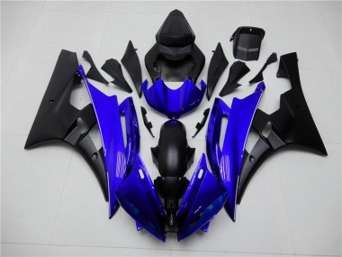 Blue Black 06-07 Yamaha YZF R6 Motorcycle Fairing & Bodywork