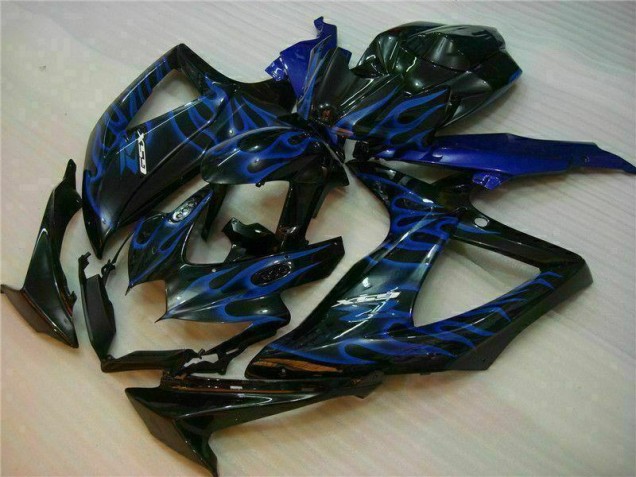 Blue Black 08-10 Suzuki GSXR 600/750 Motorcycle Fairing Blue Black 08-10 Suzuki GSXR 600/750 Motorcycle Fairing