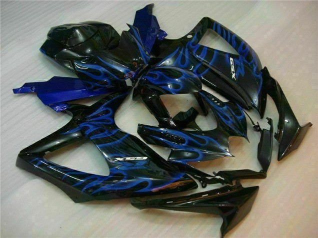 Blue Black 08-10 Suzuki GSXR 600/750 Motorcycle Fairing Blue Black 08-10 Suzuki GSXR 600/750 Motorcycle Fairing