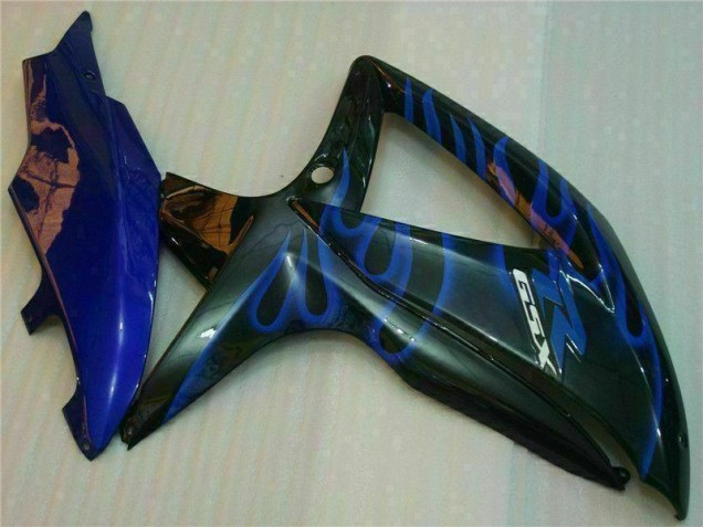 Blue Black 08-10 Suzuki GSXR 600/750 Motorcycle Fairing Blue Black 08-10 Suzuki GSXR 600/750 Motorcycle Fairing