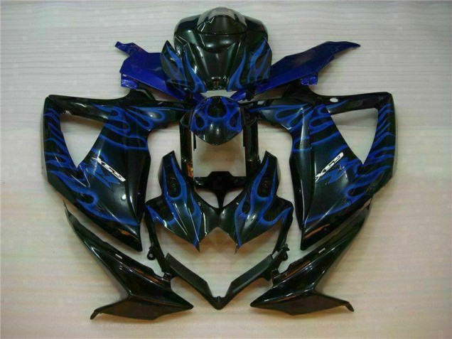 Blue Black 08-10 Suzuki GSXR 600/750 Motorcycle Fairing Blue Black 08-10 Suzuki GSXR 600/750 Motorcycle Fairing