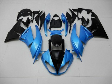 Blue Black 09-12 Kawasaki ZX6R Motorcycle Fairing