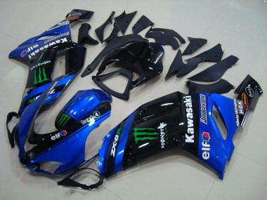 Blue Monster 07-08 Kawasaki ZX6R Motorcycle Fairings