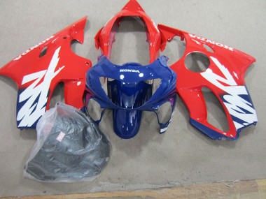 Blue Red 99-00 Honda CBR600 F4 Motorcycle Fairings
