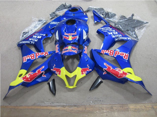 Blue Red Bull 07-08 Honda CBR600RR Motorcycle Fairings Blue Red Bull 07-08 Honda CBR600RR Motorcycle Fairings