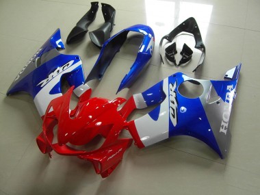 Blue Red White 04-07 Honda CBR600 F4i Motorcycle Fairings