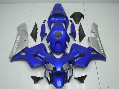 Blue Silver 03-04 Honda CBR600RR Motorcycle Fairings