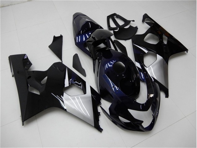 Blue Silver 04-05 Suzuki GSXR 600/750 Motorcycle Fairings Blue Silver 04-05 Suzuki GSXR 600/750 Motorcycle Fairings