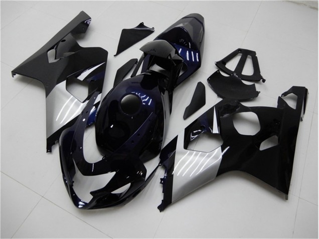 Blue Silver 04-05 Suzuki GSXR 600/750 Motorcycle Fairings Blue Silver 04-05 Suzuki GSXR 600/750 Motorcycle Fairings