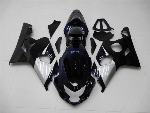 Blue Silver 04-05 Suzuki GSXR 600/750 Motorcycle Fairings Blue Silver 04-05 Suzuki GSXR 600/750 Motorcycle Fairings