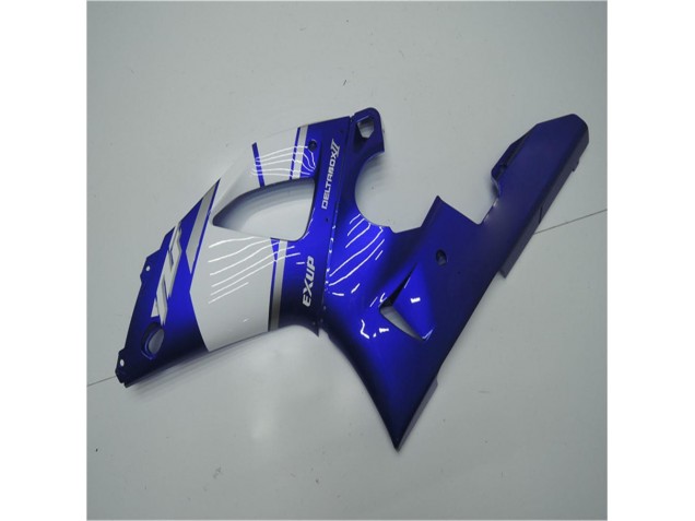 Blue White 00-01 Yamaha YZF R1 Motorcycle Fairings