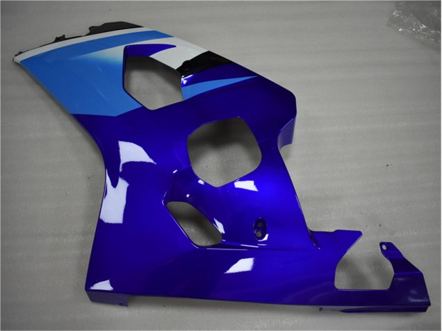 Blue White 04-05 Suzuki GSXR 600/750 Motorcycle Fairings