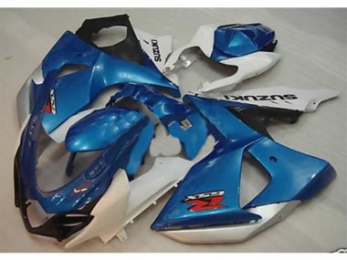Blue White 09-16 Suzuki GSXR 1000 Motorcycle Fairing & Bodywork