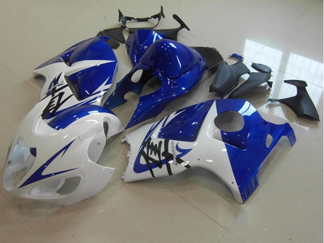 Blue White 96-07 Suzuki GSXR 1300 Hayabusa Motorcycle Fairings Blue White 96-07 Suzuki GSXR 1300 Hayabusa Motorcycle Fairings