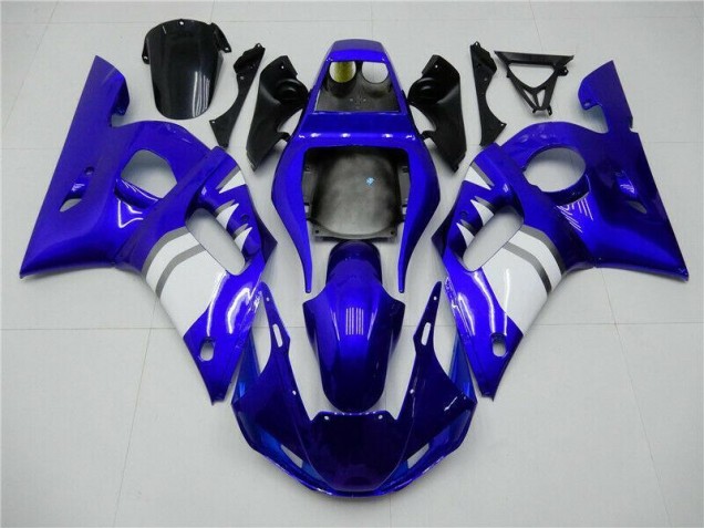 Blue White 98-02 Yamaha YZF R6 Motorcycle Fairings Blue White 98-02 Yamaha YZF R6 Motorcycle Fairings