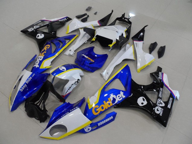 Blue White GoldBet 09-14 BMW S1000RR Motorcycle Fairing Blue White GoldBet 09-14 BMW S1000RR Motorcycle Fairing