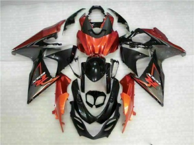 Brown Black 09-16 Suzuki GSXR 1000 Motorcycle Bodywork