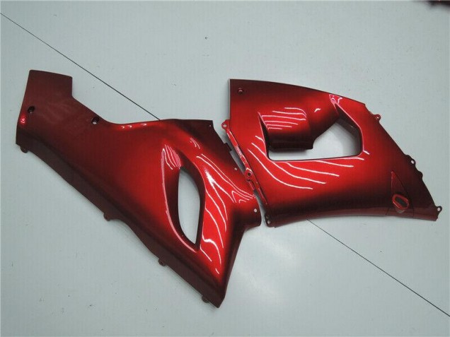 Candy Red 05-06 Kawasaki ZX6R Motorcycle Fairings Candy Red 05-06 Kawasaki ZX6R Motorcycle Fairings