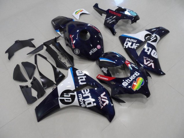 Dark Blue HP 08-11 Honda CBR1000RR Motorcycle Fairings Dark Blue HP 08-11 Honda CBR1000RR Motorcycle Fairings