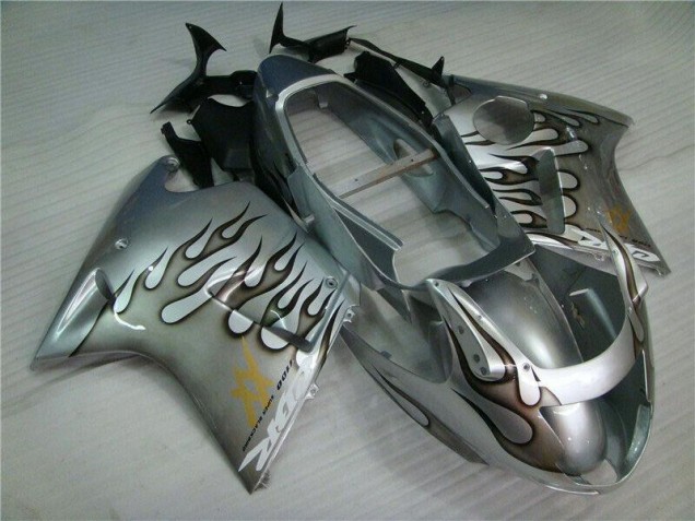 Flame Silver Grey 96-07 Honda CBR1100XX Motorcycle Fairings Flame Silver Grey 96-07 Honda CBR1100XX Motorcycle Fairings