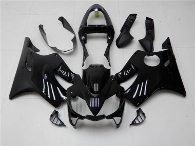 Glossy Black 01-03 Honda CBR600 F4i Motorcycle Fairings