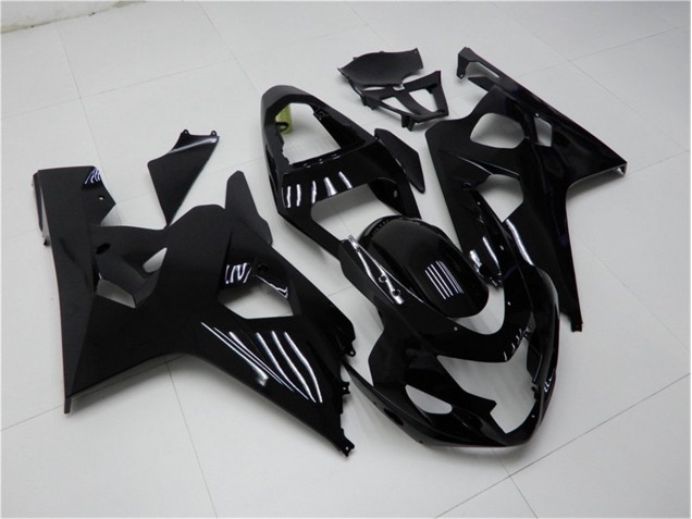 Glossy Black 04-05 Suzuki GSXR 600/750 Motorcycle Fairings Glossy Black 04-05 Suzuki GSXR 600/750 Motorcycle Fairings
