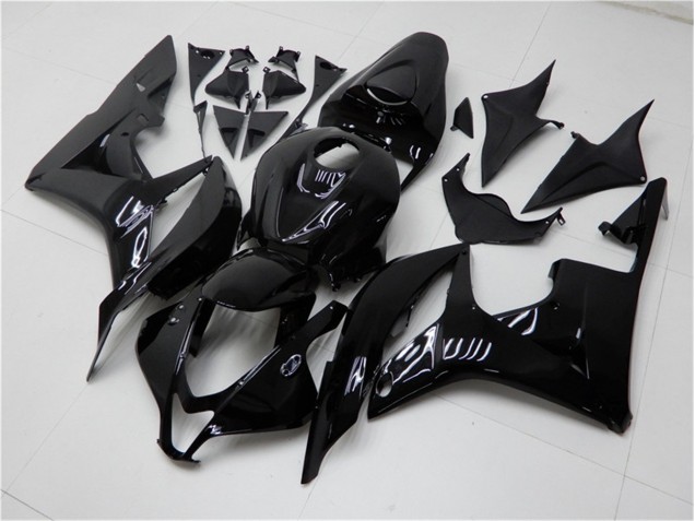 Glossy Black 07-08 Honda CBR600RR Motorcycle Fairings Glossy Black 07-08 Honda CBR600RR Motorcycle Fairings