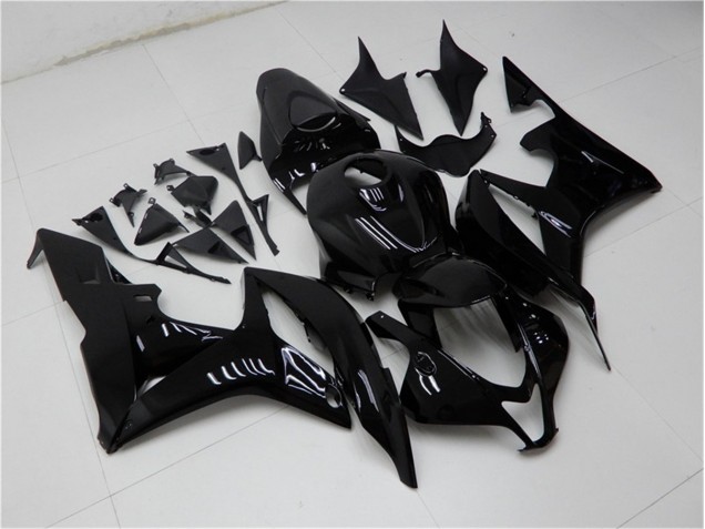 Glossy Black 07-08 Honda CBR600RR Motorcycle Fairings Glossy Black 07-08 Honda CBR600RR Motorcycle Fairings