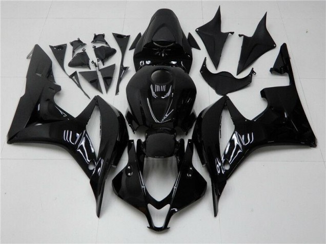 Glossy Black 07-08 Honda CBR600RR Motorcycle Fairings Glossy Black 07-08 Honda CBR600RR Motorcycle Fairings