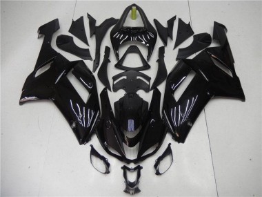 Glossy Black 07-08 Kawasaki ZX6R Motorcycle Fairing