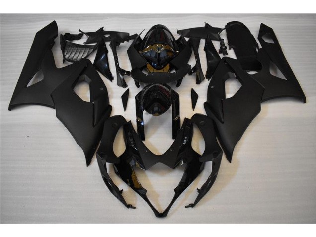 Glossy Matte Black 05-06 Suzuki GSXR 1000 Motorcycle Fairings Glossy Matte Black 05-06 Suzuki GSXR 1000 Motorcycle Fairings