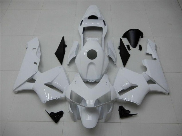 Glossy White 03-04 Honda CBR600RR Motorcycle Fairings Glossy White 03-04 Honda CBR600RR Motorcycle Fairings
