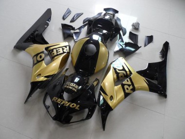 Gold Repsol 06-07 Honda CBR1000RR Motorcycle Fairings