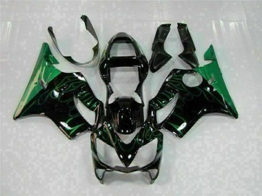 Green 01-03 Honda CBR600 F4i Motorcycle Fairings