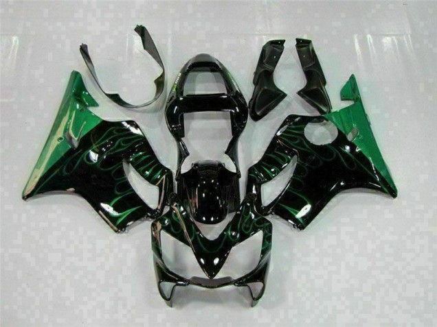 Green 01-03 Honda CBR600 F4i Motorcycle Fairings Green 01-03 Honda CBR600 F4i Motorcycle Fairings