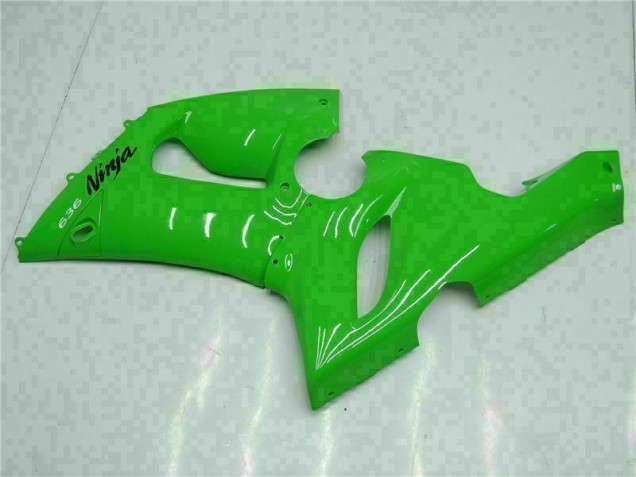 Green 05-06 Kawasaki ZX6R Full Motorcycle Fairing Kits Green 05-06 Kawasaki ZX6R Full Motorcycle Fairing Kits