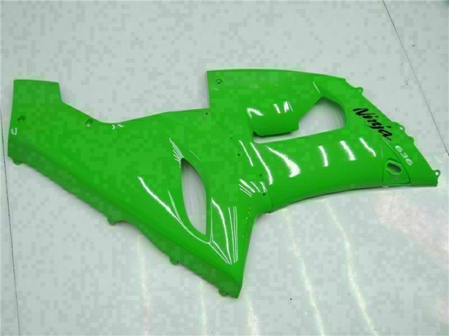 Green 05-06 Kawasaki ZX6R Full Motorcycle Fairing Kits Green 05-06 Kawasaki ZX6R Full Motorcycle Fairing Kits