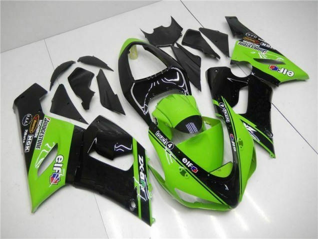 Green 05-06 Kawasaki ZX6R Motorcycle Bodywork Green 05-06 Kawasaki ZX6R Motorcycle Bodywork