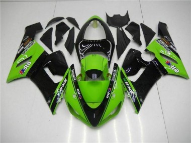 Green 05-06 Kawasaki ZX6R Motorcycle Bodywork